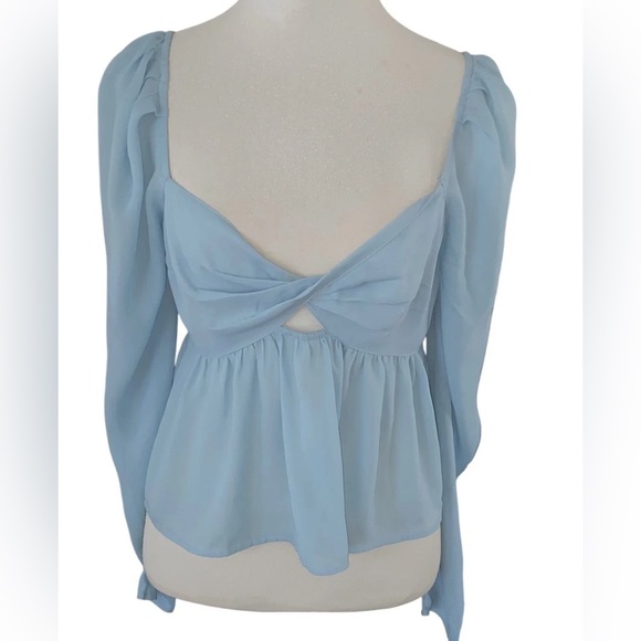 Abercrombie & Fitch Tops - 💜 Abercrombie & Fitch Light Blue Women's Blouse